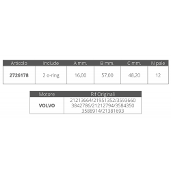 Roue volvo 3842786 2