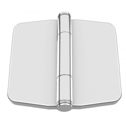 Charnières avec couvercle intégré mm.78x78