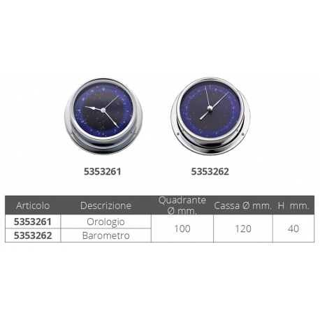 Horloge avec silence radio ø mm.120