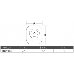 Clips blancs rétractables 2