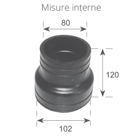 Manchon d'échappement pour les moteurs de 120/198 cv