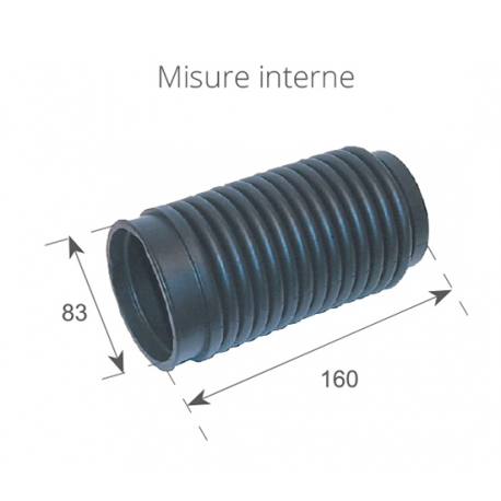 Soufflet d'échappement pour moteurs dp-s/sx