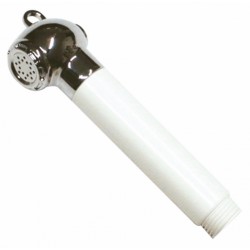 Douche avec poignée en ABS blanc