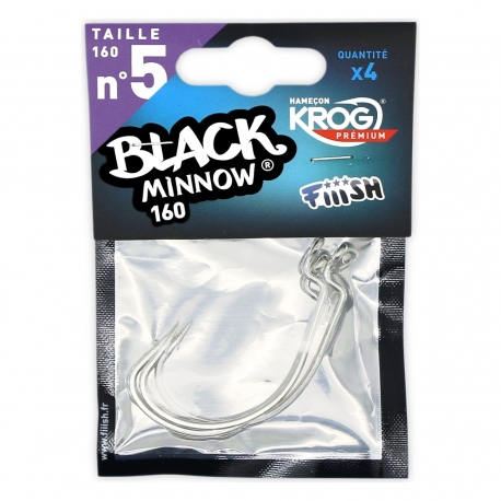 Fiiish Black Minnow No.5 Krog 4 hameçons Premium by VMC