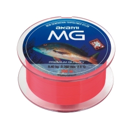 Akami MG Line 0.35MM Ligne en nylon 300M rose