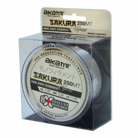 Akami Sakura Spinn 0.35MM spinning nylon 250M