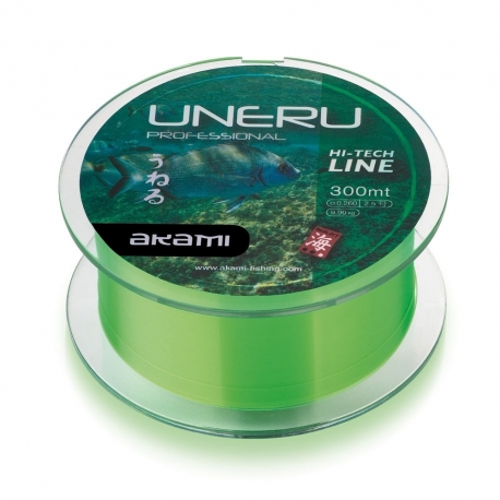 Akami Uneru 0.204MM nylon ligne de pêche 300M Vert