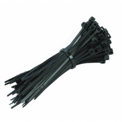 Gaine tressée extensible, polyamide, noire, pour faisceaux de câbles – NPi