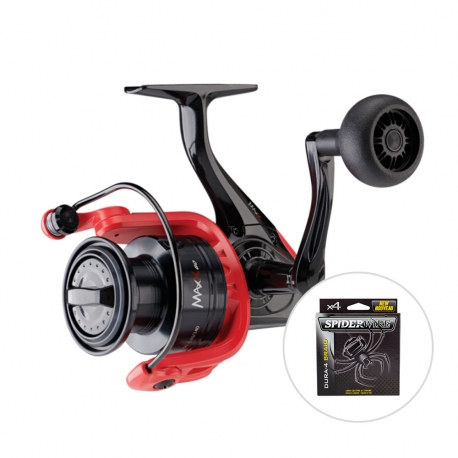 Moulinet Abu Garcia Max X 4000 avec tresse SpiderWire Dura4