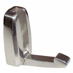 Porte-manteau encastré en acier inoxydable AISI 316 avec ressort de rappel 2