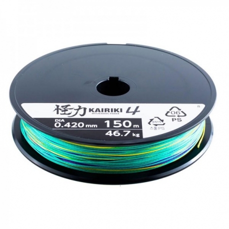 Shimano Kairiki 4 VT 0.16MM tressé 300M multicolore