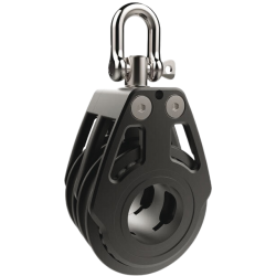 Double bloc pivotant Ø 14 mm. Racing 80 heavy duty - Lewmar