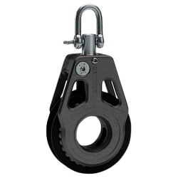 Poulie simple à émerillon Lewmar Racing 80, Ø 12 mm