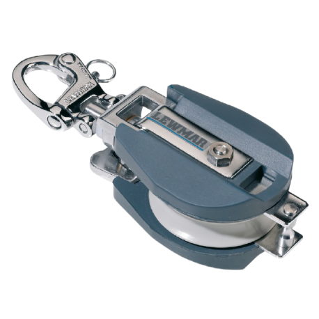 Patin en aluminium Ø 22 mm avec mousqueton - Lewmar