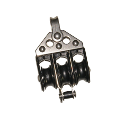 Poulie triple fixe, Ø 6 mm, à ringot - Viadana