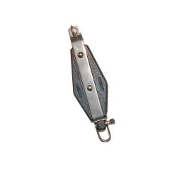 Poulie violon double Ø 10 mm avec ringot et roulements à billes - Viadana