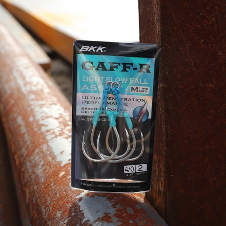 BKK SF Gaff-R Light Slow Fall Assist-M hameçon double N.3/0