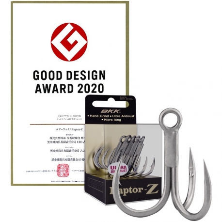 BKK Raptor-Z Ultra Anti-Rust Triple Anchor No.1/0