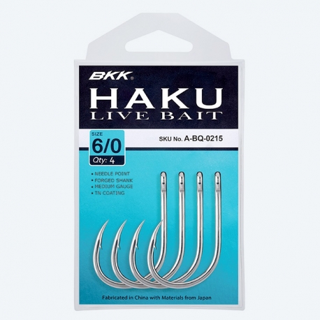 BKK Haku Livebait N.2/0 hameçon pour appât vivant