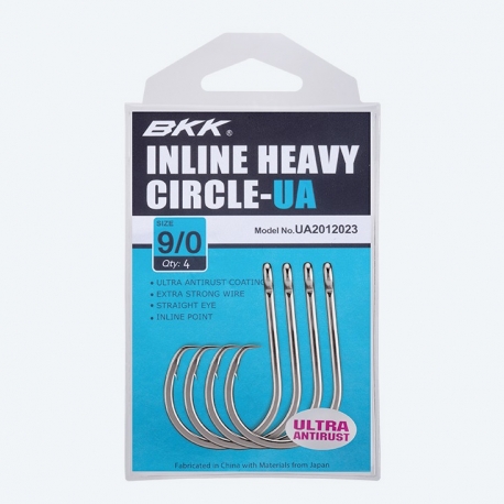 Hameçon pour gros gibier BKK Inline Heavy Circle-UA No.2/0