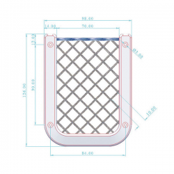 Filet de rangement 126 x 98 2