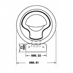 Pont élévateur au sol en ABS blanc 2