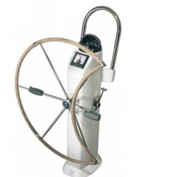 Roue de gouvernail pliante avec garniture en cuir - Lewmar 2