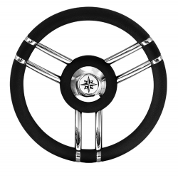 Volant T27 Ø 350 mm avec poignée en plastique souple - Savoretti 2