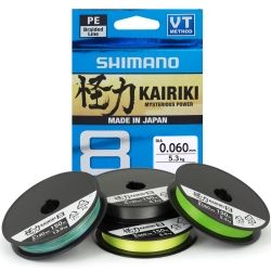 Shimano Kairiki 8 VT 0.19MM tressé 150M mantis vert 2