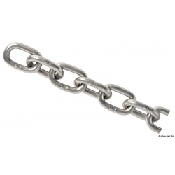 Chaîne à maillons génois en acier inoxydable AISI 316