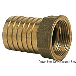 Barbe à tuyau en laiton moulé - femelle