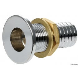 Décharge à la mer avec tête plate, avec connecteur de tuyau