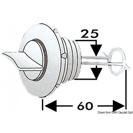 Bouchon de vidange d'eau