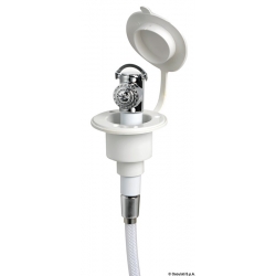 Cabine de douche avec douche à bouton-poussoir Mizar