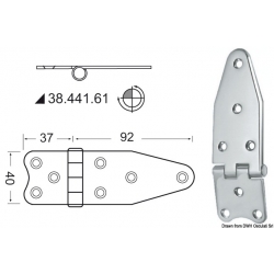 Charnière 2 mm 19631