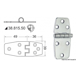 Charnière de 2 mm 19610