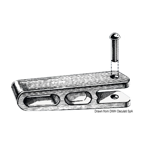 Écrou à oreilles de rechange pour F.B. JOHNSON/EVINRUDE 3823