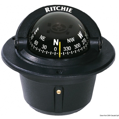 Douilles d'exploration 2'' 3/4 (70 mm) avec compensateurs et lumière - Ritchie Navigation 35077