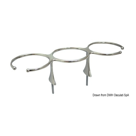 Porte-gobelet Choisissez votre modèle Porte-gobelet unique en acier  inoxydable avec goujons
