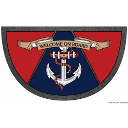 Format 40x68 cm 35731 Paillasson antidérapant en demi-lune