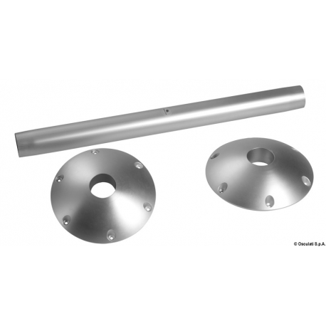 Pied de table en aluminium avec base externe 31228