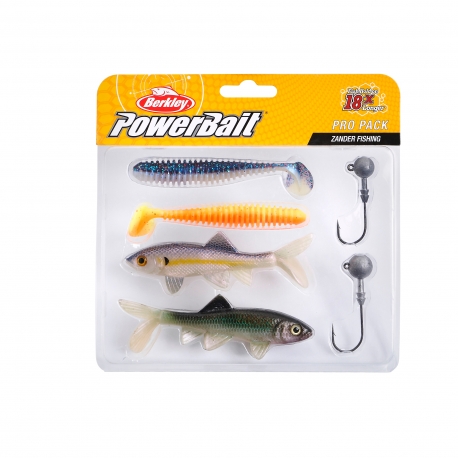 Berkley PowerBait Pro Pack Zander kit de 7 pièces artificielles