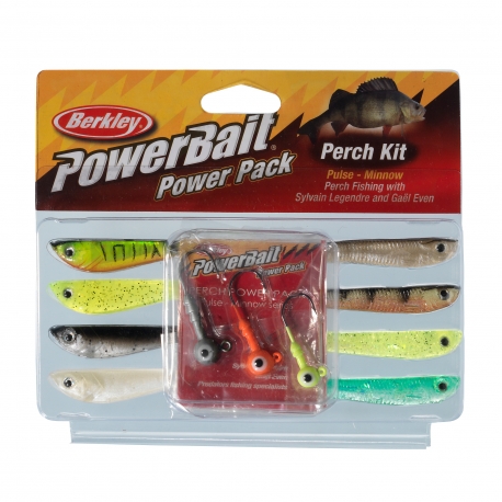 Berkley PowerBait Pro Pack Perch Minnow kit de leurres 8 pièces