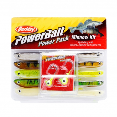 Berkley PowerBait Pro Pack Minnow kit de leurres 10 pièces
