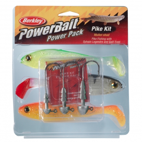 Berkley PowerBait Pro Pack Pike 3-piece artificials kit