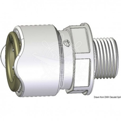 Adaptateur mâle 3/8" BSP - Baleine