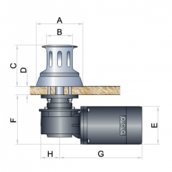 Treuil d'amarrage Paros Lux 12 V 500 W - Italwinch 2
