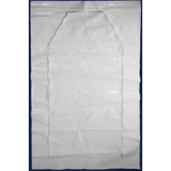 Porte en polyéthylène 1750 x 750 mm. avec fermeture éclair