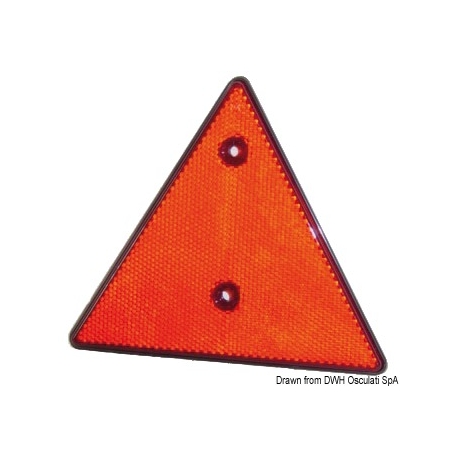 Réflecteur triangulaire universel orange