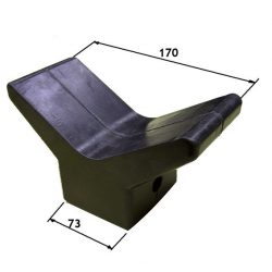 Support d'étrave en V en pvc